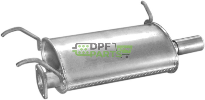 Koncový tlumič výfuku Daihatsu Applause 1.6i-16V 89-01,, Polmo 06.04 A, OE 17430-87135 17430-87139 17430-87140 17430-87142 17430