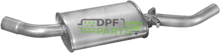 Koncový tlumič výfuku Ford Escort 1.3 83-87/Orion 83-86, Polmo 08.05 A, OE 5012412 5018639 6122360 6122361 6150792 6150793