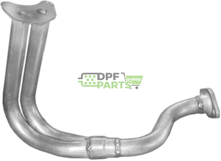 Rura kolektorowa Ford Fiesta 90-92 1.0, Polmo 08.431 A, OE 6203800