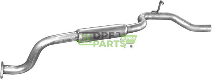 Koncový tlumič výfuku Hyundai H-100 2,5 TD 98-, Polmo 10.53 A, OE 28750-43350