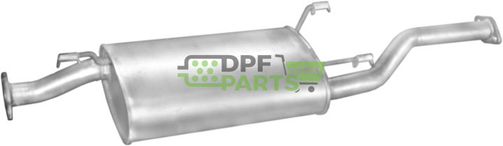 Střední tlumič výfuku Hyundai H-200 2,5 Turbo Diesel 97-, Polmo 10.55 A, OE 28700-4A601