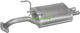 Koncový tlumič výfuku Hyundai Coupe 1.6/2.0i -16V 96-99, Polmo 10.69 A, OE 28700-27050