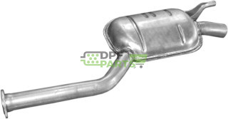 Střední tlumič výfuku Mercedes W201 87- 2.5TD, Polmo 13.64 A, OE 2014903515