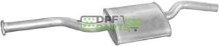 Střední tlumič výfuku Mercedes 123 80-85 2.0 SDN/kombi, Polmo 13.70 A, OE 1234905515