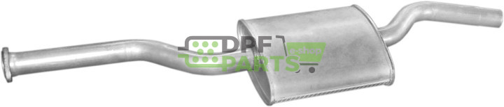 Střední tlumič výfuku Mercedes 123 80-85 2.0 SDN/kombi, Polmo 13.70 A, OE 1234905515