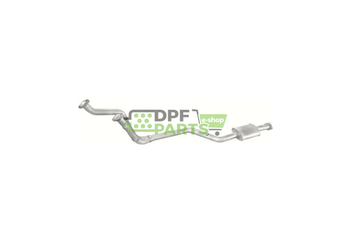Počáteční tlumič výfuku MERCEDES W124 300D/TD  85 -93, 13.120 A, 124 490 09 19 124 490 29 19 124 490 59 19