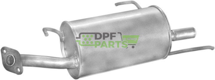 Koncový tlumič výfuku Nissan Almera sedan 1,4i  1,6i  95-00, Polmo 15.08 A, OE 20100-0N004