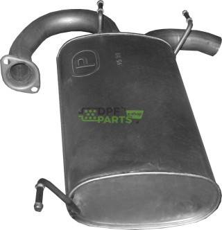 Koncový tlumič výfuku Nissan X-Trail 2.0/2.5   Nissan X-trail 2.2 TD, Polmo 15.30 A, OE 20100-8H700 20100-8H70A