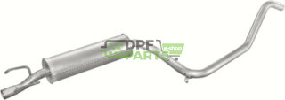 Střední tlumič výfuku OPEL Corsa B 1.7D Combo  93-, 17.134 A, 5852817 5852963 90467569