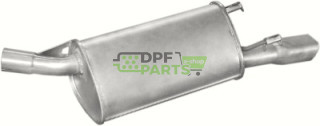 Koncový tlumič výfuku OPEL Corsa B 1.4i; 1.6i 16v kat  90-97, 17.136 A, 5852853 5852961 90500402 90531324
