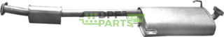 Střední tlumič výfuku OPEL Frontera A 2.2i-16V 94-98 LWB, 17.140 A, 58 52 926 5852860 91147849 91152719