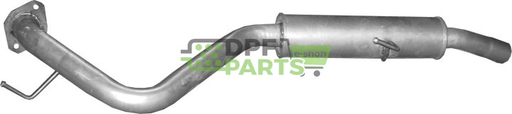 Koncový tlumič výfuku Opel Frontera B 3.2 V6, Polmo 17.641 A, OE 