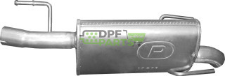Koncový tlumič výfuku Opel Meriva A 1.7 CDTi Turbo Diesel, Polmo 17.644 A, OE 13107577 5852279