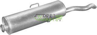 Koncový tlumič výfuku Peugeot 309 1.1-1.9D  85-94, Polmo 19.03 A, OE 172176 172602 172606 172611 172662 1726X0 1726X7