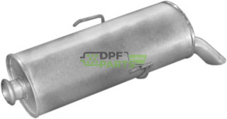Koncový tlumič výfuku Peugeot 106 1.5D kat  92 -04, Polmo 19.06 A, OE 172671 172678 172690 172696 1726E4 1726K8 1726L6 1726L9