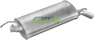 Koncový tlumič výfuku Renault R5 1.0-1.4  1.6D  87-96, Polmo 21.01 A, OE 7700779629 7700781512 7700876250 7700876252 7701036266