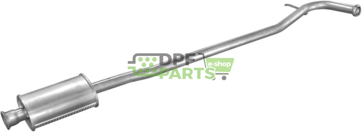 Střední tlumič výfuku Renault R19 1.4 Chamade  88-92, Polmo 21.05 A, OE 7700787220