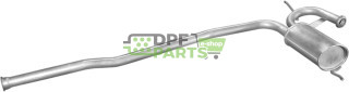 Střední tlumič výfuku Renault R19 1.7  1.9D Chamade  88-96, Polmo 21.15 A, OE 7700787221