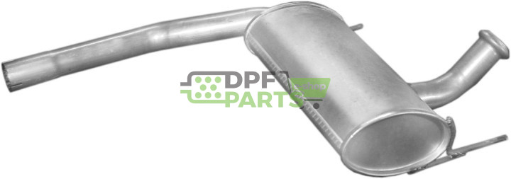 Střední tlumič výfuku Renault Laguna, Polmo 21.16 A, OE 7700423681 7700830560