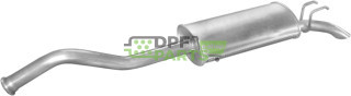 Koncový tlumič výfuku Renault R21 1.4  1.7  2.0  86-93, Polmo 21.21 A, OE 7700772004 7700796587 7700796594 7700876270