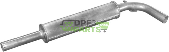 Střední tlumič výfuku Seat Cordoba/Ibiza/VW Polo 1.6i  97-02, Polmo 23.64 A, OE 6K6253409D