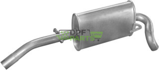 Koncový tlumič výfuku Seat Arosa / VW Lupo 1,0i , 1,4i 97-00, Polmo 23.68 A, OE 6X0.253.609A