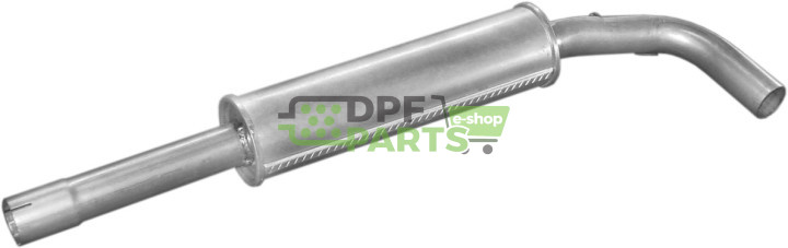 Střední tlumič výfuku Seat Arosa 1.4 TDi , 1.7 TDi , VW LUPO 1.4 TDi , 1.7 SDi , 97-05, Polmo 23.69 A, OE 6X0253209C 6X02