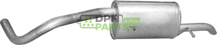 Koncový tlumič výfuku Seat Ibiza 1.2i -12V 11/05-11/09 Skoda Fabia VW Polo, Polmo 23.83 A, OE 6Q6.253.609BQ