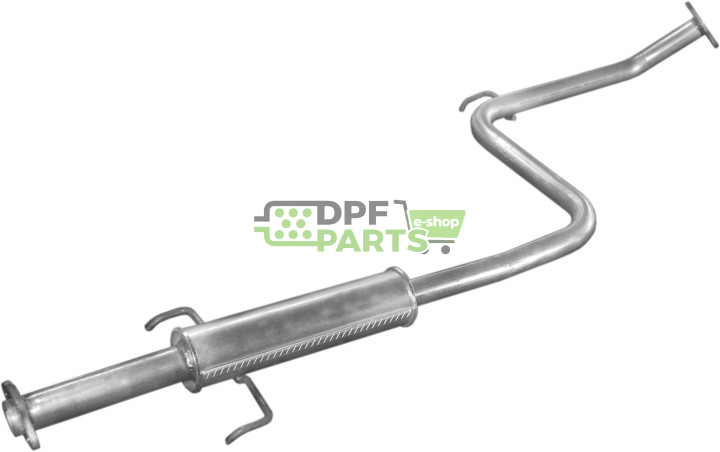 Střední tlumič výfuku Toyota Corolla 1.6 kat 89-92, Polmo 26.103 A, OE 1742011120