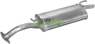 Koncový tlumič výfuku Toyota Corolla 1.3 1.6 1.3 -12V 05/83-05/87, Polmo 26.112 A, OE 1743014020 174301402083 1743014083 1743016