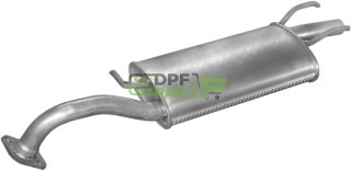 Koncový tlumič výfuku Toyota Corolla 1.8D 83-87, Polmo 26.146 A, OE 17430-64110 17430-Y220H