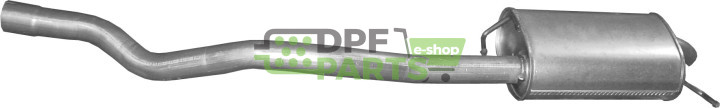 Koncový tlumič výfuku VW Transporter V 2.0 TSi 150HP, Polmo 30.200 A, OE 7H0253609AC