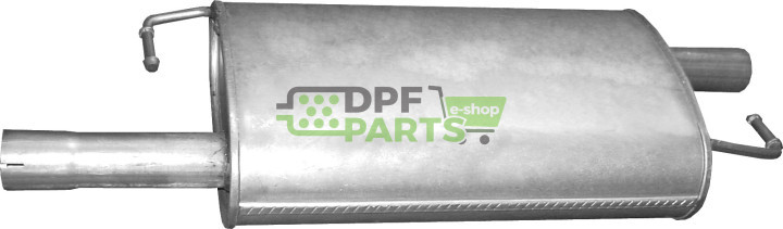 Střední tlumič výfuku VW Transporter V 2.0, Polmo 30.201 A, OE 7H0253209F