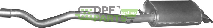 Koncový tlumič výfuku VW Transporter V 1.9 TDi, Polmo 30.209 A, OE 7J0253609F 7J0253609L 7J0253609N 7J0253609S