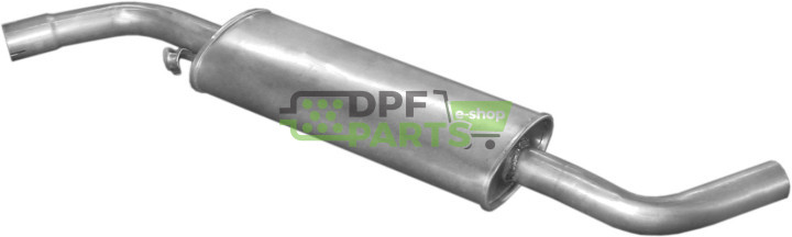 Střední tlumič výfuku VW Transporter 2.4D SWB 2920 90-95, Polmo 30.210 A, OE 074253409A