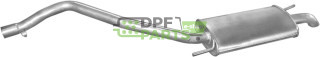 Koncový tlumič výfuku VW Transporter IV 90-95 2.0 2.5 1.9D 1.9TD 2.4D, Polmo 30.214 A, OE 028253609F 044253609K 074253609AB