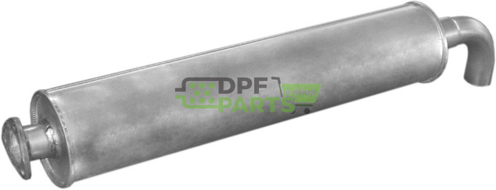 Koncový tlumič výfuku VW Transporter 2.1/2.1Syncro 85-90 KAT, Polmo 30.216 A, OE 025251053N