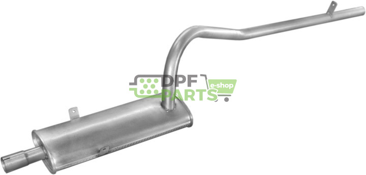 Koncový tlumič výfuku Moskwicz 412, Polmo 36.02 A, OE 