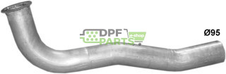 Rura kolektorowa DAF 55, Polmo 61.26 A, OE 1401702