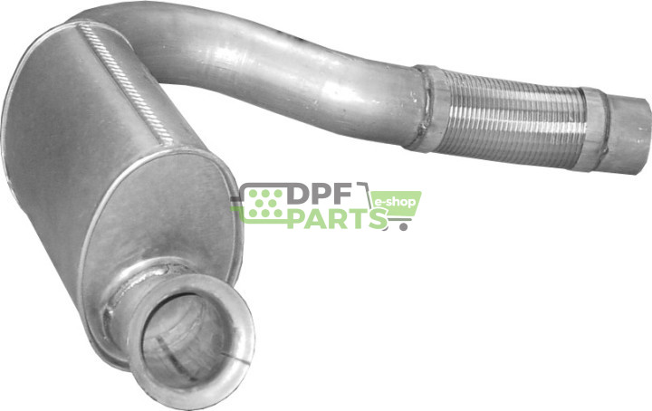 tlumič Mercedes Axor Euro III, Polmo 69.203 A, OE 941.490.0719 941.490.0919