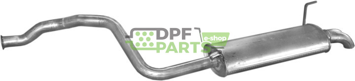 Koncový tlumič výfuku Audi 80 91-95 1.9TD/TDi, Polmo 01.12 A, OE 8A0 253 609 AG 8A0 253 609 AH 8A0 253 609 AQ