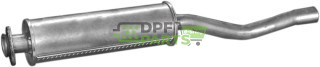 Střední tlumič výfuku Audi 80 80-87/Coupe 82-86 1.6D, Polmo 01.13 A, OE 811 253 119 M 811 253 119 Q