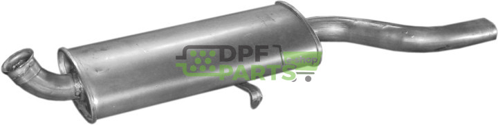 Koncový tlumič výfuku Audi 80 79-87/90 84-87/Coupe 80-91 1.6/1.8kat/1.9/2.0, Polmo 01.14 A, OE 811 253 609 J