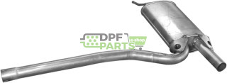 Střední tlumič výfuku Audi A4 1.6-1.9TDi 94-09/01, Polmo 01.15 A, OE 8D0 253 409 AB 8D0 253 409 AC