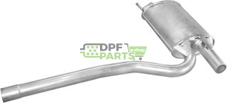 Střední tlumič výfuku Audi A4 1.8-20V  94-01, Polmo 01.17 A, OE 8D0 253 409 AA