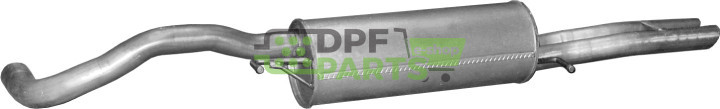 Koncový tlumič výfuku Audi A4 1.8 Turbo-20V 95-01, Polmo 01.20 A, OE 8D0253609BR 8D0253609E