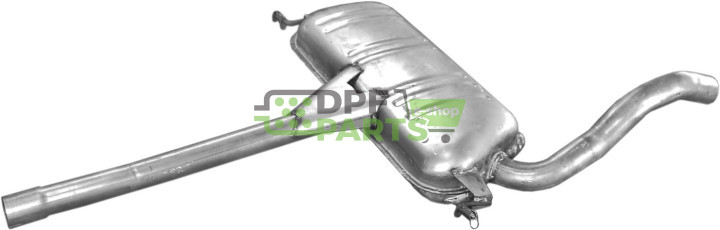 Střední tlumič výfuku Audi A4 2.6-V6   2.8-V6   94-98, Polmo 01.21 A, OE 8D0 253 409 AS 8D0 253 409 N