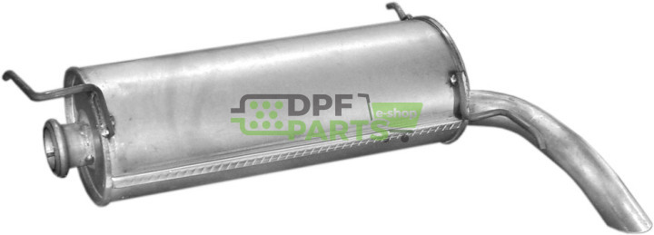 Koncový tlumič výfuku Citroen AX 1.0  1.1  1.3  1.4  1.4D  1.5D   87-97, Polmo 04.05 A, OE 9563.8426 9602.1037 9602.4950 9606.72