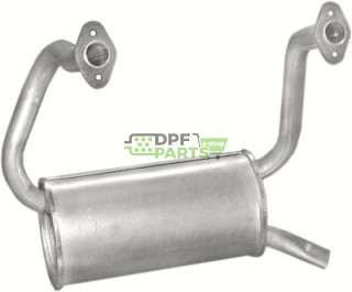 Koncový tlumič výfuku FIAT 126 87- 650 R 87-96 FL, 07.02 A, 5 201 165