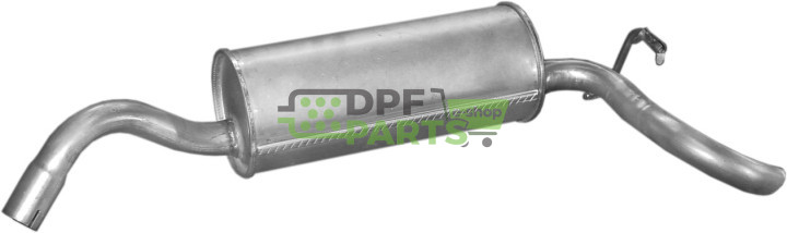 Koncový tlumič výfuku Ford Escort 1.8 D 90-98, Polmo 08.12 A, OE 1009257 1037102 5029006 6567016 6718285 6812210 7112777 7243480